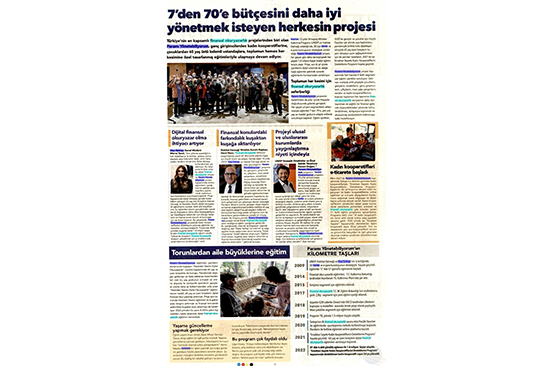 Paramı Yönetebiliyorum Projesi Posta Gazetesi'nde Yer Aldı